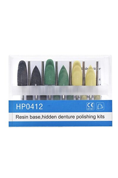 Choice HP0412 HP0412 12 قطعة/مجموعة أدوات تلميع أطقم الأسنان المخفية ذات القا...