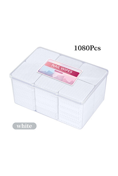 Choice 1080 White 1080pcs Nail Polish Remover Wipes Nail Cleaning Pads Napkin...