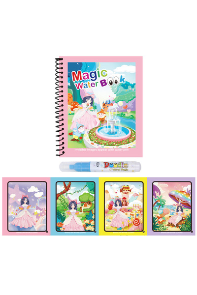 Choice11 11 1PC Magic Coloring Books with Refillable Water Pen Reusable Water...