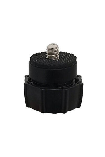 Choice1 Black 1/4 Screw To 17MM Ball Head Mount Interface Plastic Adapter For...