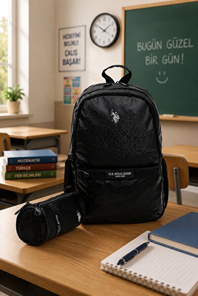 U.S. Polo Assn. U.S. Polo. Assn. Unisex School Bag Set Plset25117