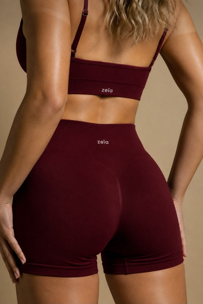 Zeia Cute Model Kadın Seamless Scrunch Yüksek Bel Spor Şort Tayt