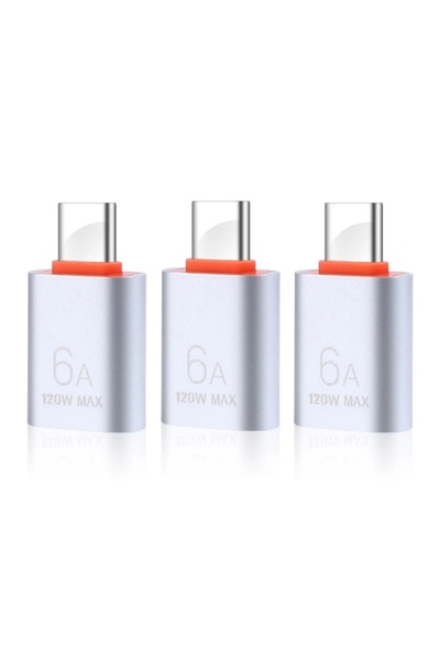 Choice 3pcs TypeC to USB 6A USB To Type-C and TypeC to USB OTG Converter USB ...
