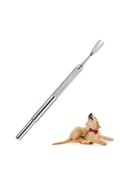 Choice Silvery Tick Remover Tool Tweezers Professional Tick Removal Tweezers ...