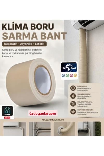 Bosch Marka Klima Boru sarma dekoratif bandı 1 Adet