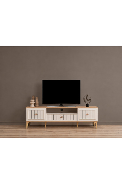 Enluso Bella Lcd Tv Sehpa Table Top ( Krem) - 200