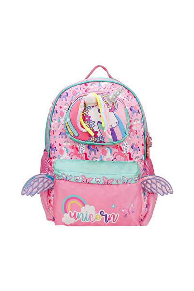 Dream Vest UNİCORN PEMBE TURKUAZ OKUL ÇANTASI