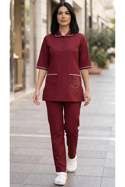ABSHIR Housemaid/Khadama/Nanny/Babysitter SET Uniform Set, ZIPPER NECK with 3...