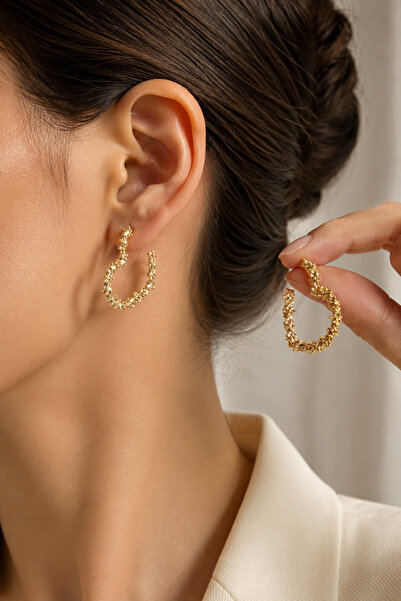 CAXBERN Women's Heart Earrings 1 Piece