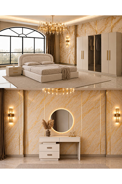inegölmobilyası Madrid Yatak Odası Takımı %100 MDF