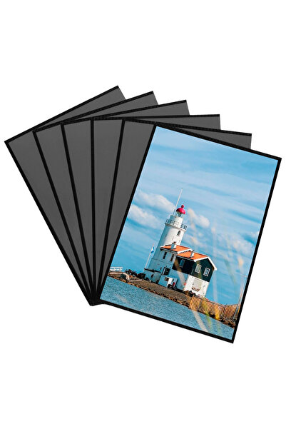 Choice3 6pcs Black 4x6inches 6/10/20 Pcs Magnetic Picture Frames 4x6''/5x7''/...