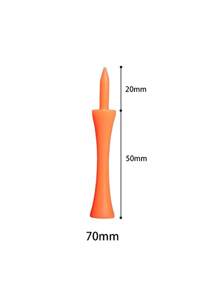Choice 70mm Plastic Golf Castle Tees Step Down Unbreakable Mixed or Same Heig...