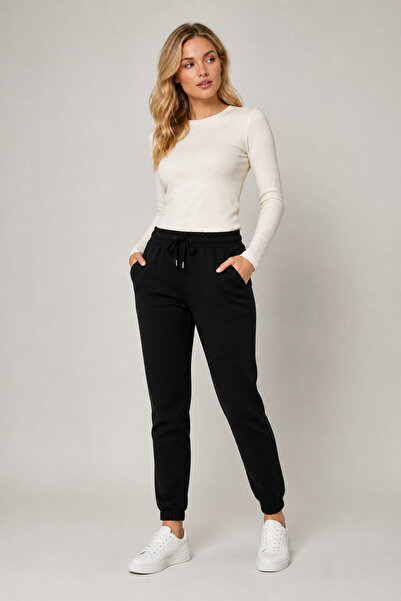 Bravie Women's Jogger Leggings Black 3013
