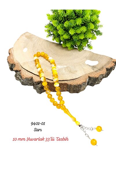 Sedef tuhafiye 10 mm 33'lü Erkek Tesbih