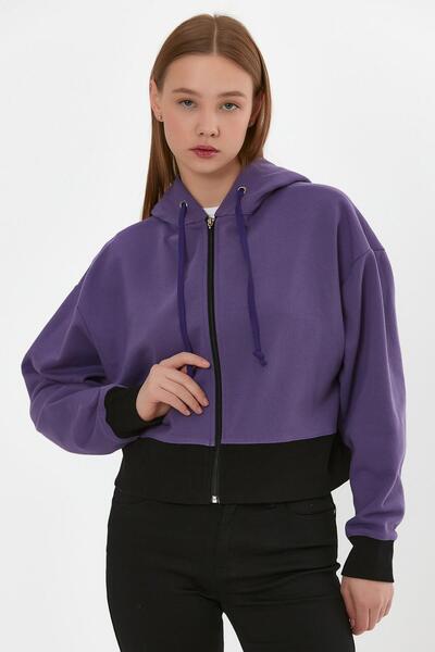 ALEXANDERGARDI كارديجان قصير بغطاء للرأس (B21-36300)