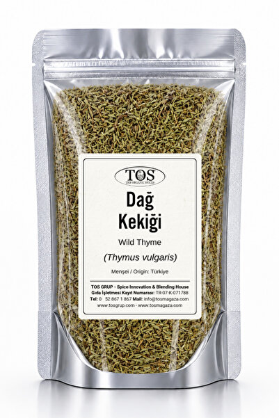 TOS The Organic Spices Dağ Kekiği 50 gr Zahter Kekik (1. Kalite) Thymus vulga...