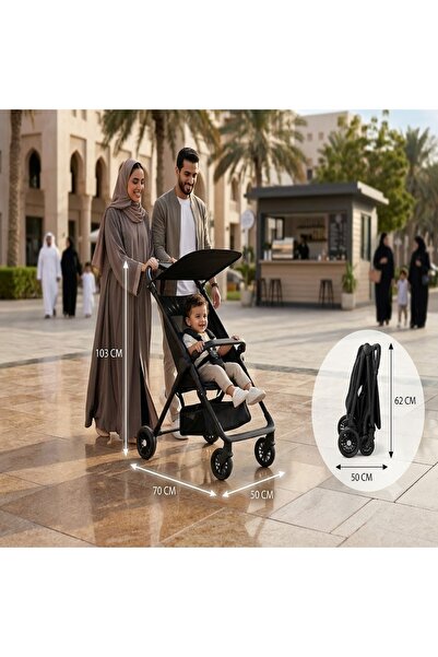 Generic Brand Compact and Perfect for Commuting and Traveling Baby Stroller