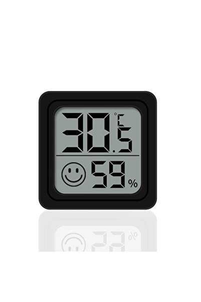 Choice black Mini Digital LCD Thermometer and Hygrometer - Indoor High Accura...