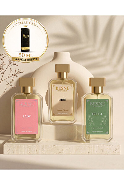 besneparfum Besne Parfüm Kadın 3’lü Set Bella Lady Besnelıbre