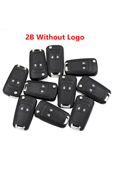 Choice1 10PCS/LOT 2 Button Flip Folding Key Shell Case Fob for Chevrolet Aveo...