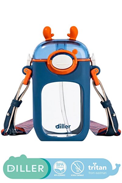 DILLER 400 ml Pipette Cleaning Water Bottle with Brush Bpa No Odor Leakage (S...