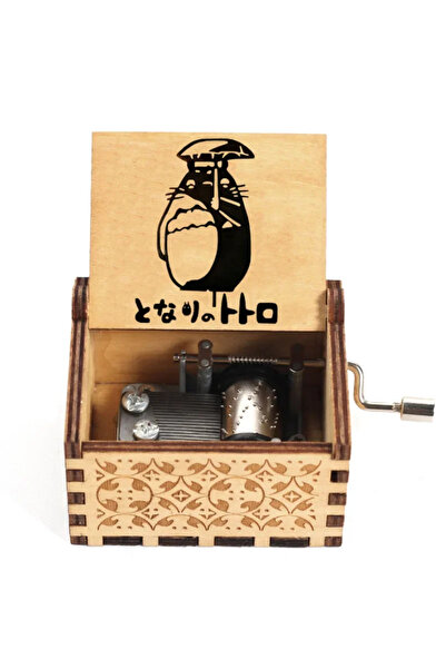 Choice3 MINISO W 2025 HOT NEW GOOD toy Wooden painted music box, Totoro music...