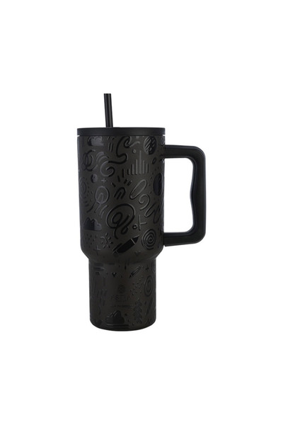 estia ΠΟΤΗΡΙ ΜΕ ΚΑΛΑΜΑΚΙ XL STA 900ml 01-32098 Μαύρο