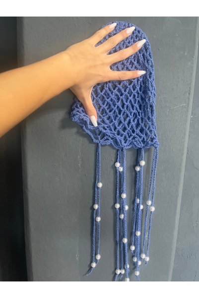 Yerel Üretici Madame Tu'Che Beach Summer Collection Mesh Beanie