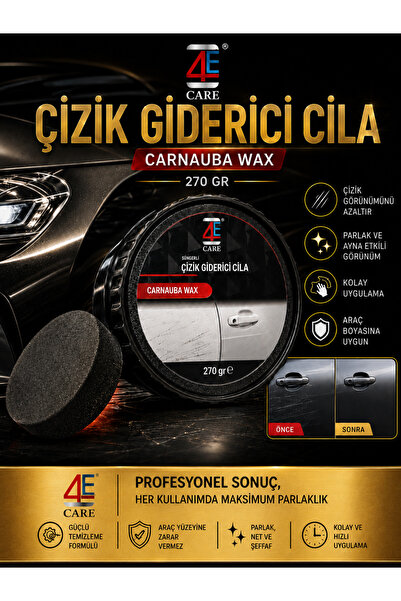 4E Ultimate Polish: Profesyonel Çizik Giderici, Boya Temizleyici ve Ayna Etki...