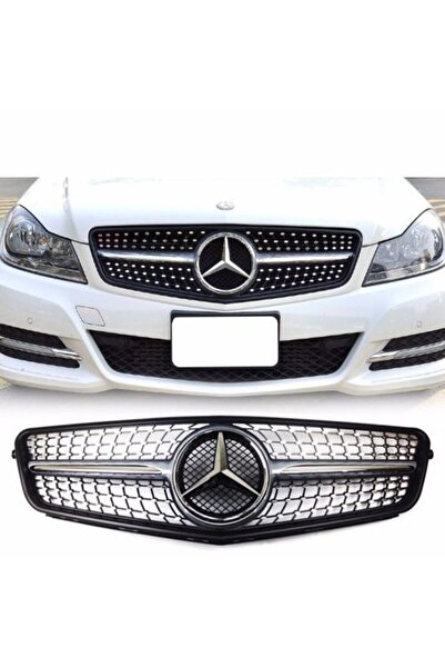 Genel Markalar Mercedes W204 Diamond Amg Ön Panjur Izgara Seti