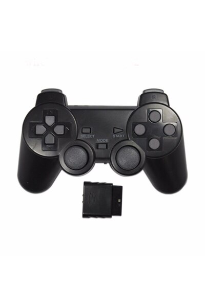 Choice Black Wireless Controller 2.4G Gamepad Dual Vibration Joystick for PS2...