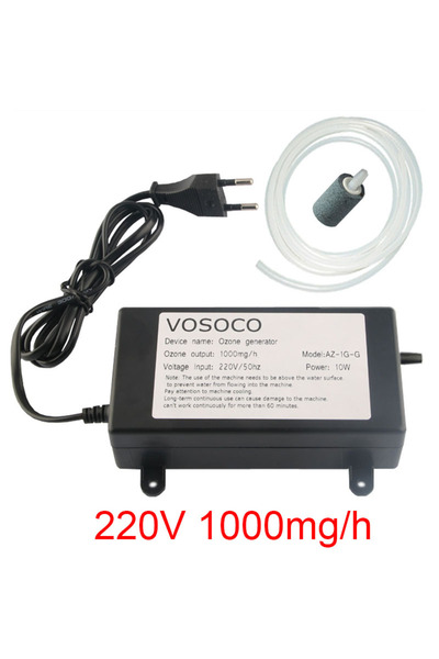Choice 220V EU Plug VOSOCO 1000mg Ozone Generator Ozonizer Water Air Purifier...