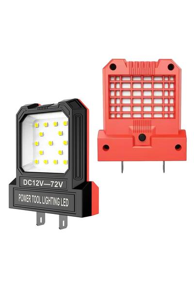 Choice Red 12V-85V Electric Tool Lithium Battery Universal LED Work Light 550...