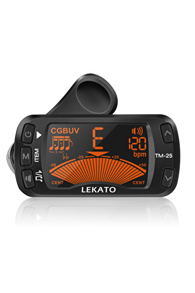 Choice LEKATO Clip On Tuner Guitar Tuner Metronome 3 in 1 Tuner Metronome Ele...