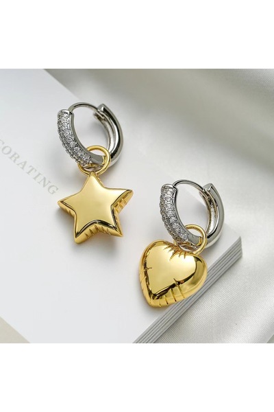 Choice A Asymmetric Earrings. Different Design Jewelry Love Pendant Fashion S...