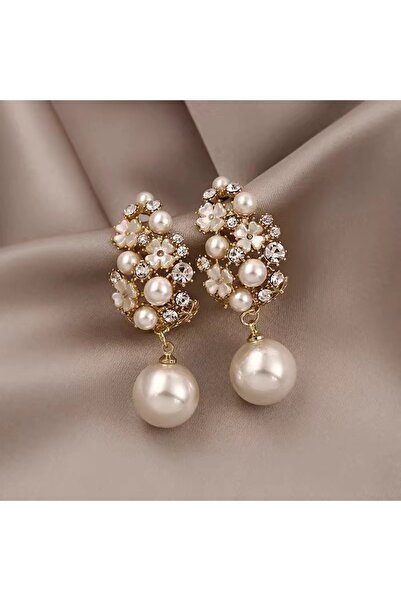 Choice1 white New Arrival Pearl Vintage Geometric Simple Micro Inlaid Hollow ...
