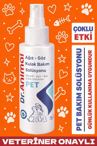 Dr. Animal Köpek ve Kediler İçin Çok Amaçlı Pet Bakım Solüsyonu - Tüy, Deri, ...