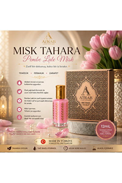 MISK TAHARA Pembe Lale Misk 12mL