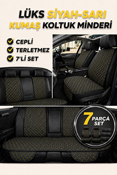 TROBUS Opel Astra Sedan (H–J) 2004–2021 ve Sonrası Uyumlu Kumaş Koltuk Minder...
