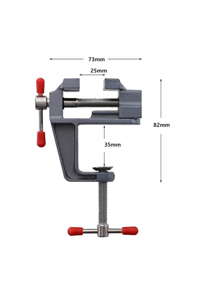 Choice silver 35MM Aluminium Alloy Table Bench Clamp Vise Multi-functional Be...