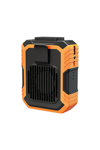 Choice orange Portable and Compact Waist Hanging Small Fan with 3 Levels of P...