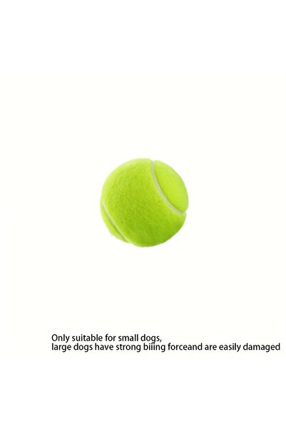 Choice 1pc Interactive Dog Tennis Chew Toy - High Elasticity, Battery-Free, S...