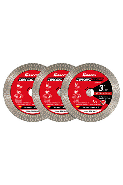 Choice1 1.2mm 3inch 0.375 inch Multipurpose Cutting 3inch 3pcs EZARC 3-Inch S...