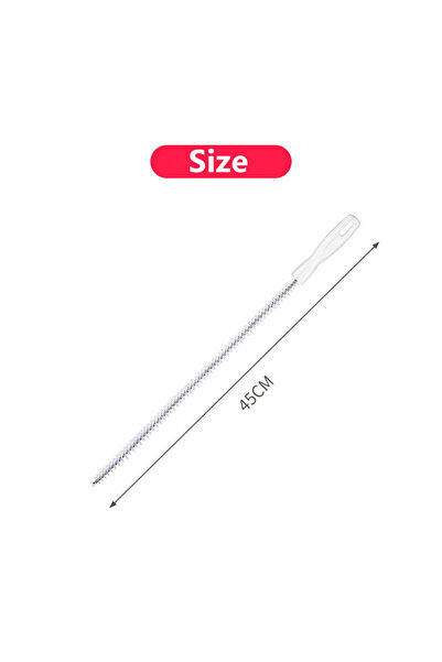 Choice 1pcs white 1 PC Pipe Dredging Brush Flexible Bathroom Hair Sewer Sink ...