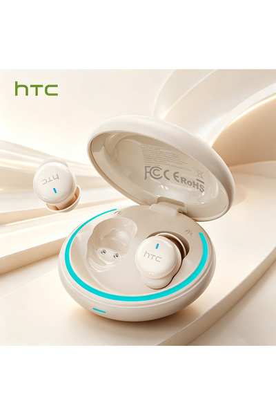 Choice White HTC NE92 Sleeping Mini Bluetooth Earphones TWS Wireless Headphon...