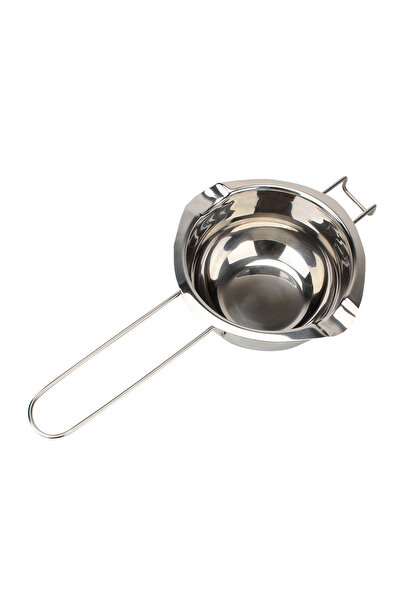 Choice SILVER Chocolate Butter Melting Pot Pan 1PC With Butter Brush Stainles...