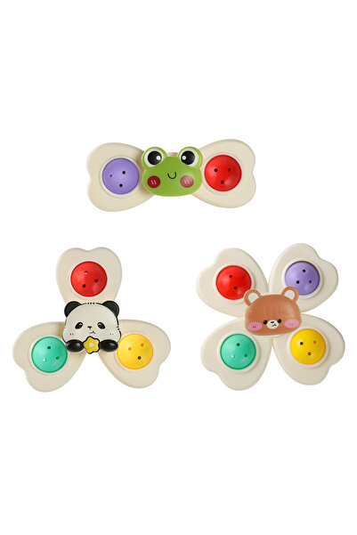 Choice panda Suction Wheel Fun Rotating Toy Multi-Scene Playable Compact Port...