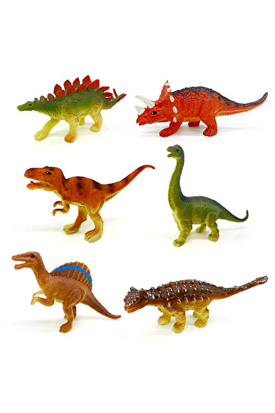 Choice 6pcs a set 6pcs/set Jurassic Dinosaur Toy Model Plastic Simulated Smal...
