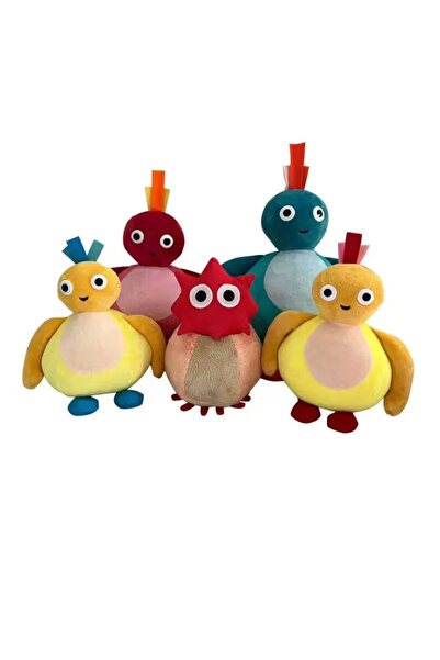 Choice 5pcs 5pcs New Twirlywoos Chickedy Chick Peekaboo Plush Toy Stuffed Dol...