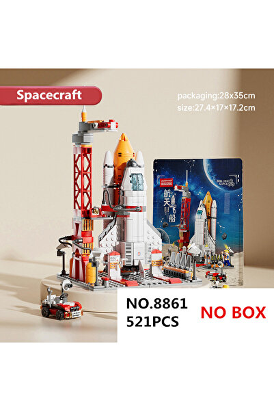 Choice1 M-8861(521pcs) Creative Aviation Manned Rocket Building Blocks Space ...